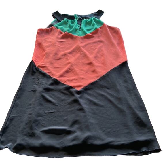 EnFocus Studio Size 4 Sleeveless Color Block Dress Retro Vibe Summer - Picture 4 of 9